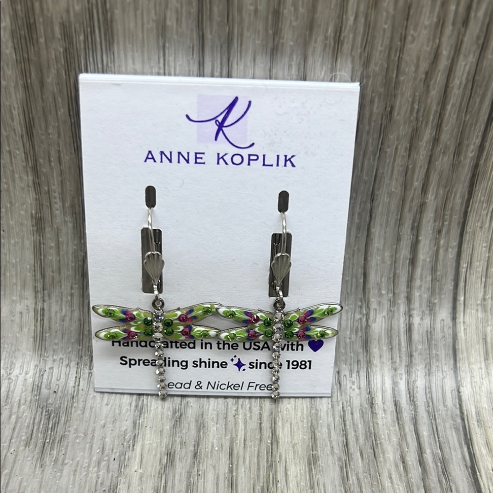 Anne Koplik "Dragonfly" Earrings